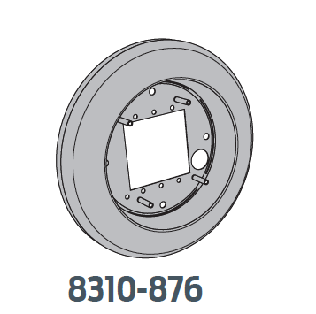 LCN 8310-87 Escutcheon, Round, Decorative, Protective