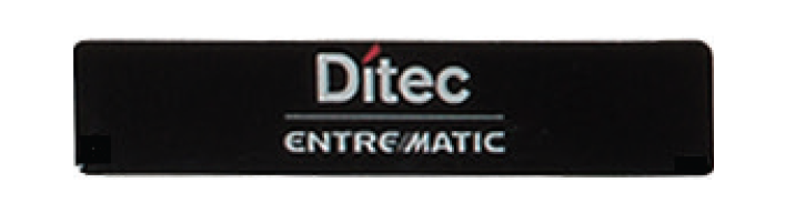 Entrematic W5-626 Ditec Logo "Dome" Label