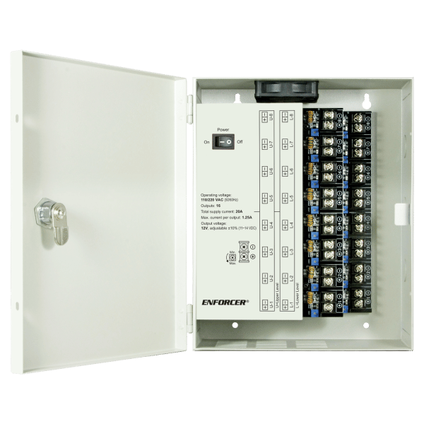 SECO-LARM PC-L1620-PQ Low-Noise CCTV Power Supply