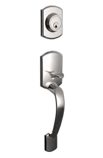 Delaney 3401 Katana Grade 2 Entrance Handleset, Visual Pack