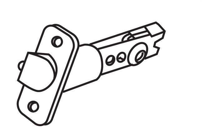 Delaney 9073 Adjustable Dead Latch - Entry Knob