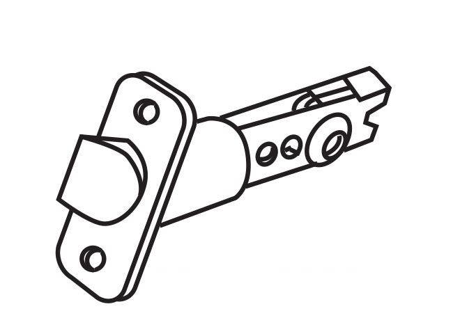 Delaney 9074UL Adjustable Spring Latch - UL Passage