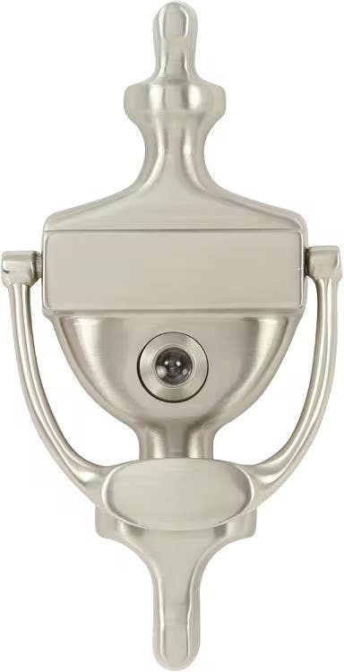 Delaney 40014 6" Door Knocker with 160 Degree Viewer