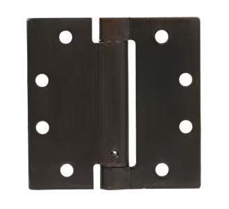 Delaney SP41 4" x 4" Residential Spring Hinges, Square Corner (Pair)