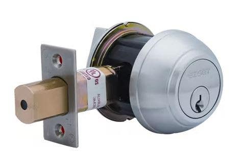 Delaney 200LM-IC Grade 1 Satin Chrome Deadbolt, Removable Core