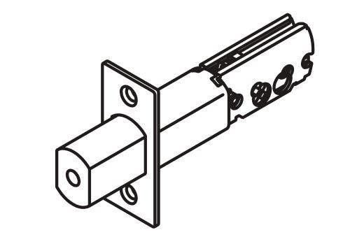 Delaney 78141 Grade 2 UL Latch For Deadbolt, Adjustable Backset
