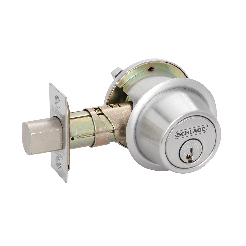 Schlage B500 Series Grade 2 Deadbolt w/ Optional Indicator Trim
