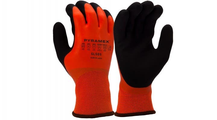 Pyramex GL505 Sandy Latex Gloves