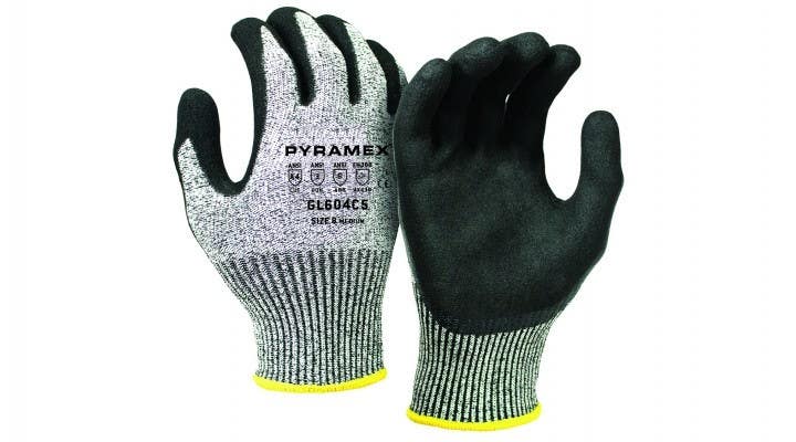 Pyramex GL604C5 Sandy Nitrile Glove