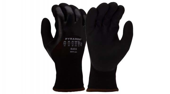 Pyramex GL611 Insulated Dipped Glove
