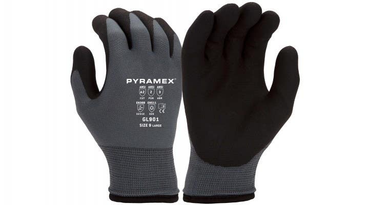 Pyramex GL901 Insulated Dipped Gloves
