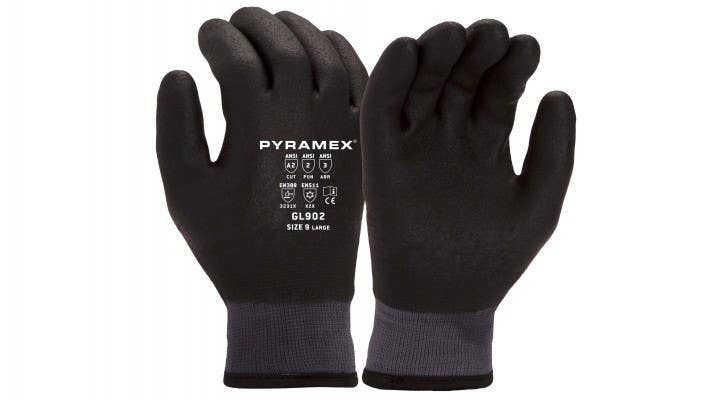 Pyramex GL902 Insulated Dipped Gloves