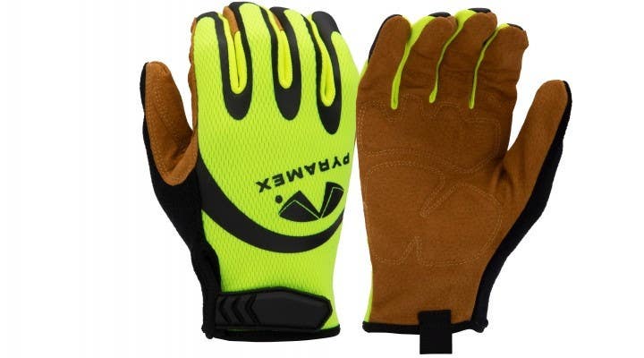 Pyramex GL104HT Leather Padded Palm Gloves
