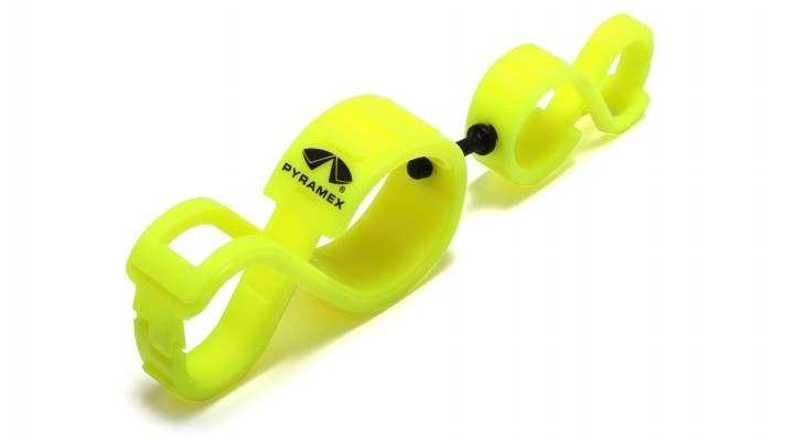 Pyramex GLC120 Yellow Glove Clip w/Pyramex Logo
