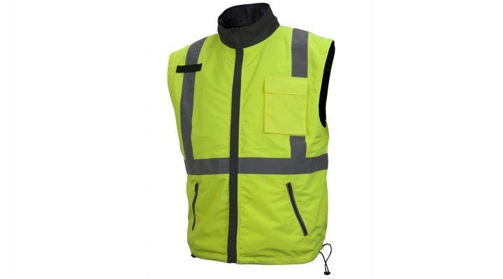 Pyramex RJR3410 Type R - Class 3 Windbreaker Hi-Vis Lime Jacket