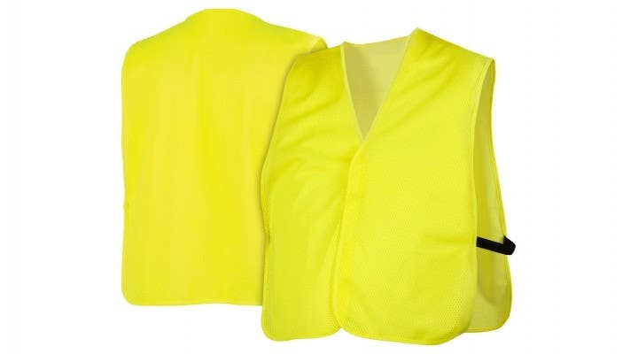 Pyramex RV1 Hi-Vis Vest - Universal Fit w/No Reflective Tape