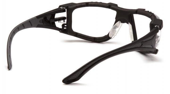 Pyramex SBG96 Endeavor Plus Safety Glasses- Black & Gray Temples with Foam Padding