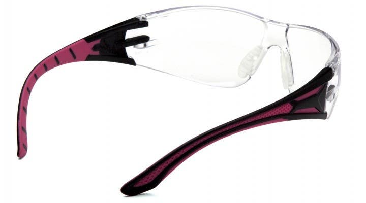 Pyramex SBP9610 Endeavor Plus Safety Glasses w/Black & Pink Temples