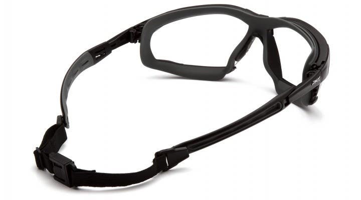 Pyramex GB94 Isotope Safety Glasses w/Black Frame