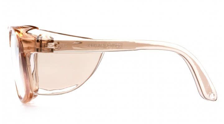 Pyramex SC210C Monitor Clear Lens Safety Glasses w/Caramel Frame