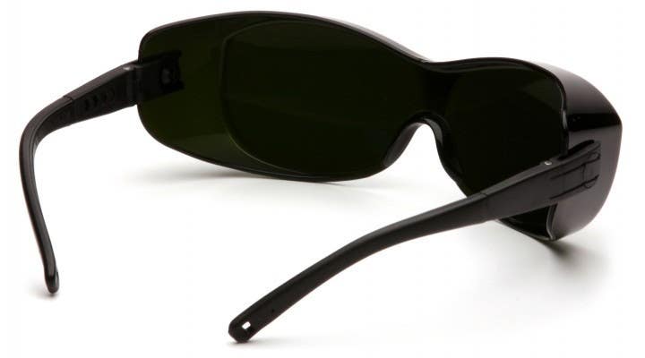 Pyramex S35 OTS IR Filter Safety Glasses w/Black Temples