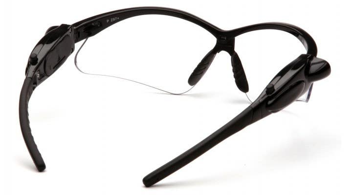 Pyramex SB6310S PMXTREME Safety Glasses w/Black Frame & Pivoting LED Temples