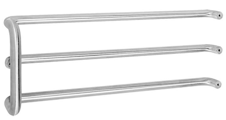 Rockwood 11247-3 Series 47 Straight Triple Bar Set-12" Pull CTC