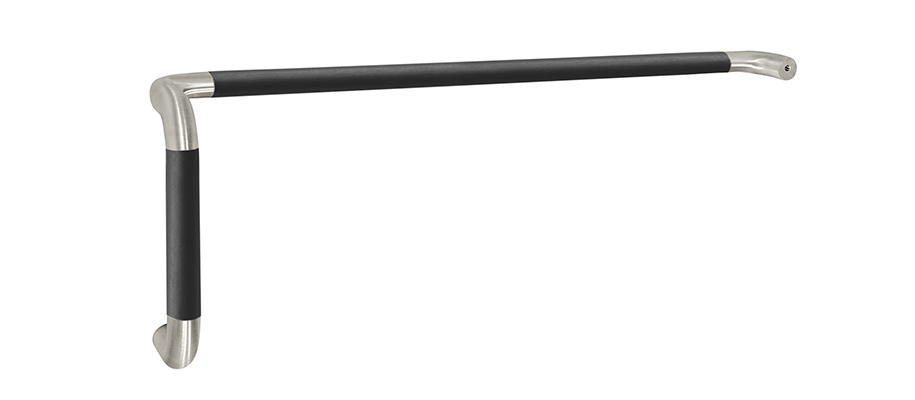 Rockwood 19049 Standard Single Bar Set with Santoprene Grip, 12"Pull Center to Center