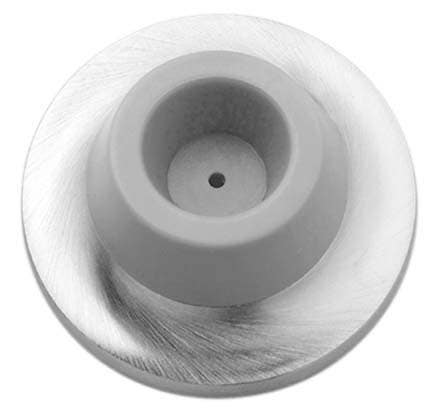 Rockwood 405 Concave Solid Cast Wall Stop-Rubber Bumper