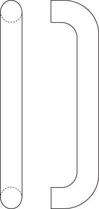 Rockwood RM321 Straight Pull-1-1/2" Diameter