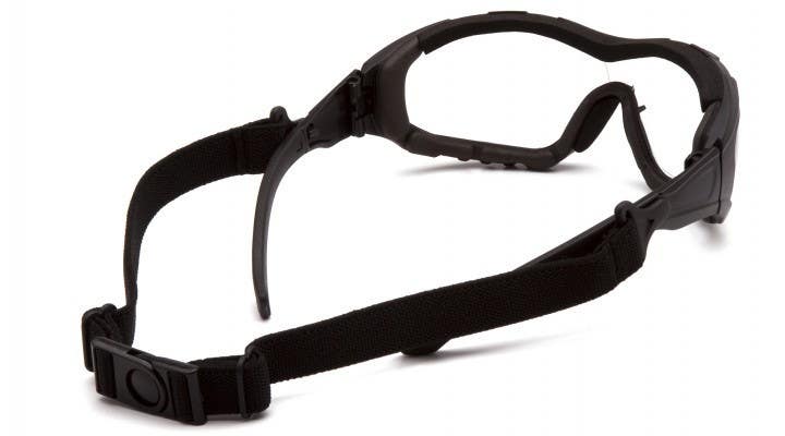 Pyramex SB103 V3T Safety Glasses w/Black Temples and Strap