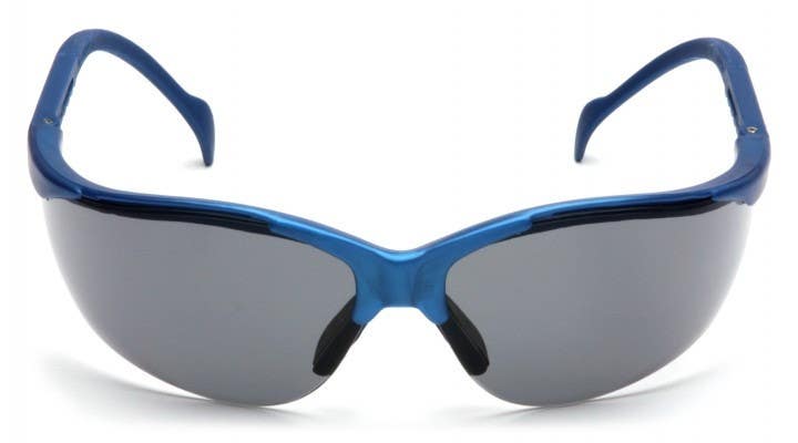 Pyramex SMB18 Venture II Safety Glasses w/Metallic Blue Frame