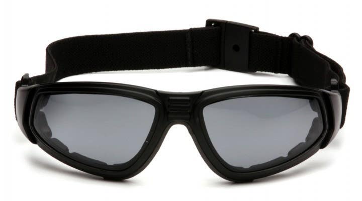 Pyramex GB40 XSG Safety Glasses w/Black Strap/Temples