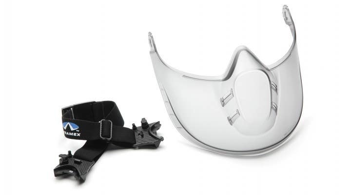 Pyramex CAPSHIELD Capstone Faceshield and Strap Only