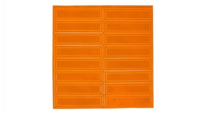 Pyramex HVR Adhesive Reflective Stripe for Hard Hats - 16 Stickers per Page