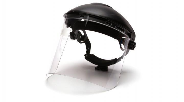 Pyramex S1210 Cylinder Polycarbonate Face Shield