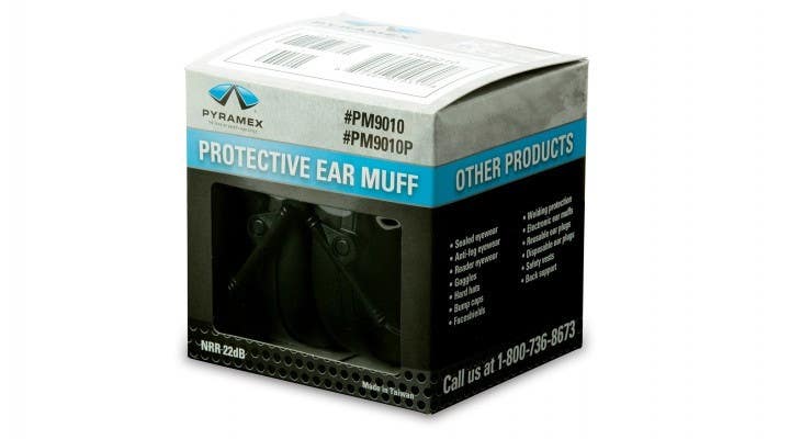 Pyramex PM9010 Gray Earmuff