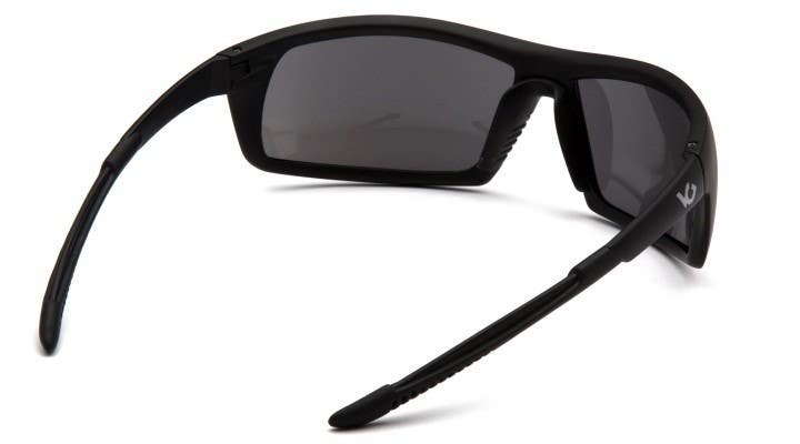 Pyramex VGSB470T Stonewall Eyewear - Black Frame/Silver Mirror Anti-Fog Lens