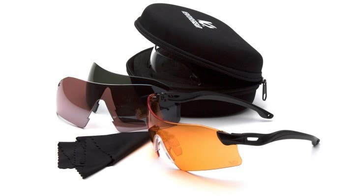 Pyramex VGSB88KIT DROPZONE Kit - Four Interchangeable Lenses