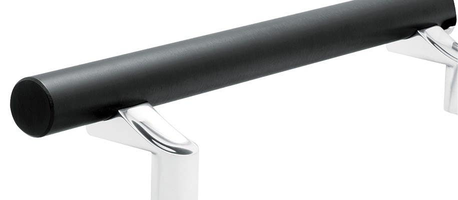 Rockwood RM39 Offset Black Pull - Flat Ends