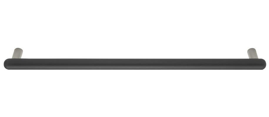 Rockwood RM39 Black Push Bars- Round Ends, up to 36" Center to Center