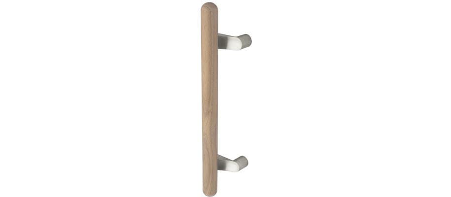 Rockwood RM41 ArborTek - Wood Grip Offset Pull - Round Ends