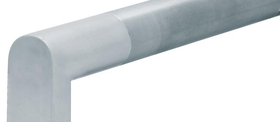 Rockwood RM7230 NeoCylinder Straight Pull with GripZone, Finish - Polished Stainless Steel