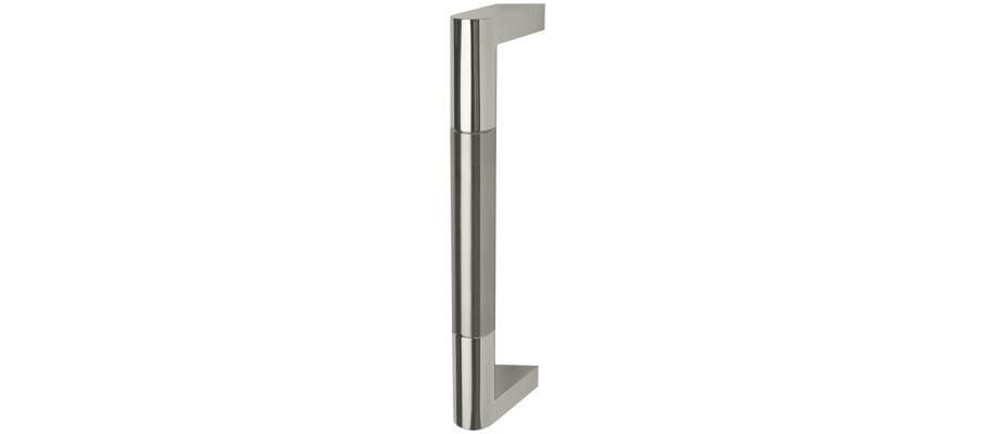 Rockwood RM7240 NeoCylinder Offset Pull with GripZone, Finish - Polished Stainless Steel