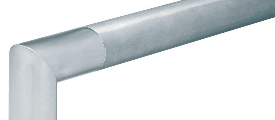 Rockwood RM7400 NeoMitre Straight Pull with GripZone, Finish-Polished Stainless Steel