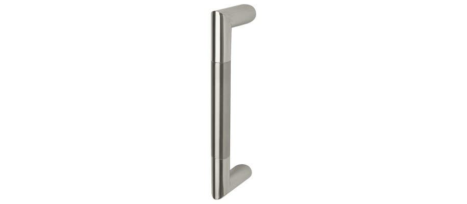 Rockwood RM7430 NeoMitre Offset Pull with GripZone, Finish-Polished Stainless Steel