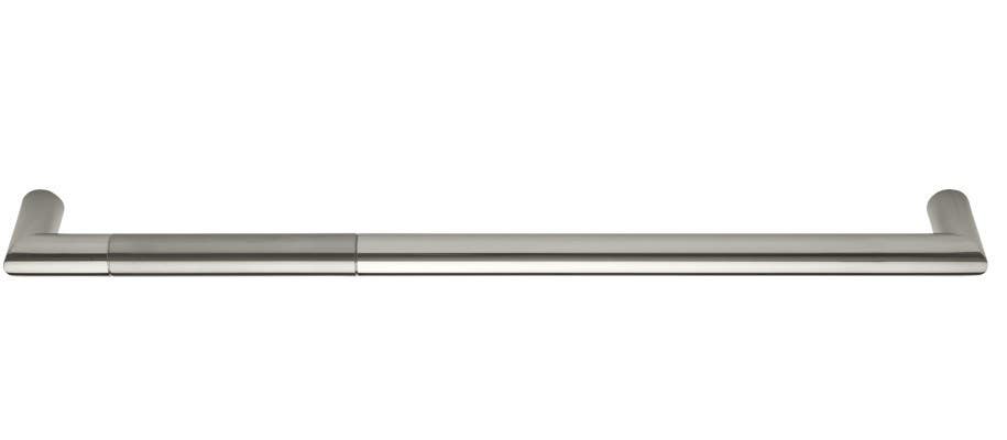 Rockwood RM7402 NeoMitre Push Bars with GripZone,Finish-Polished Stainless Steel