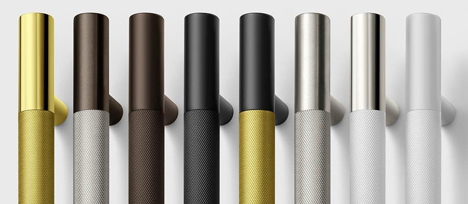 Rockwood RM7500 Knurled Series Straight Pull - Flat Ends