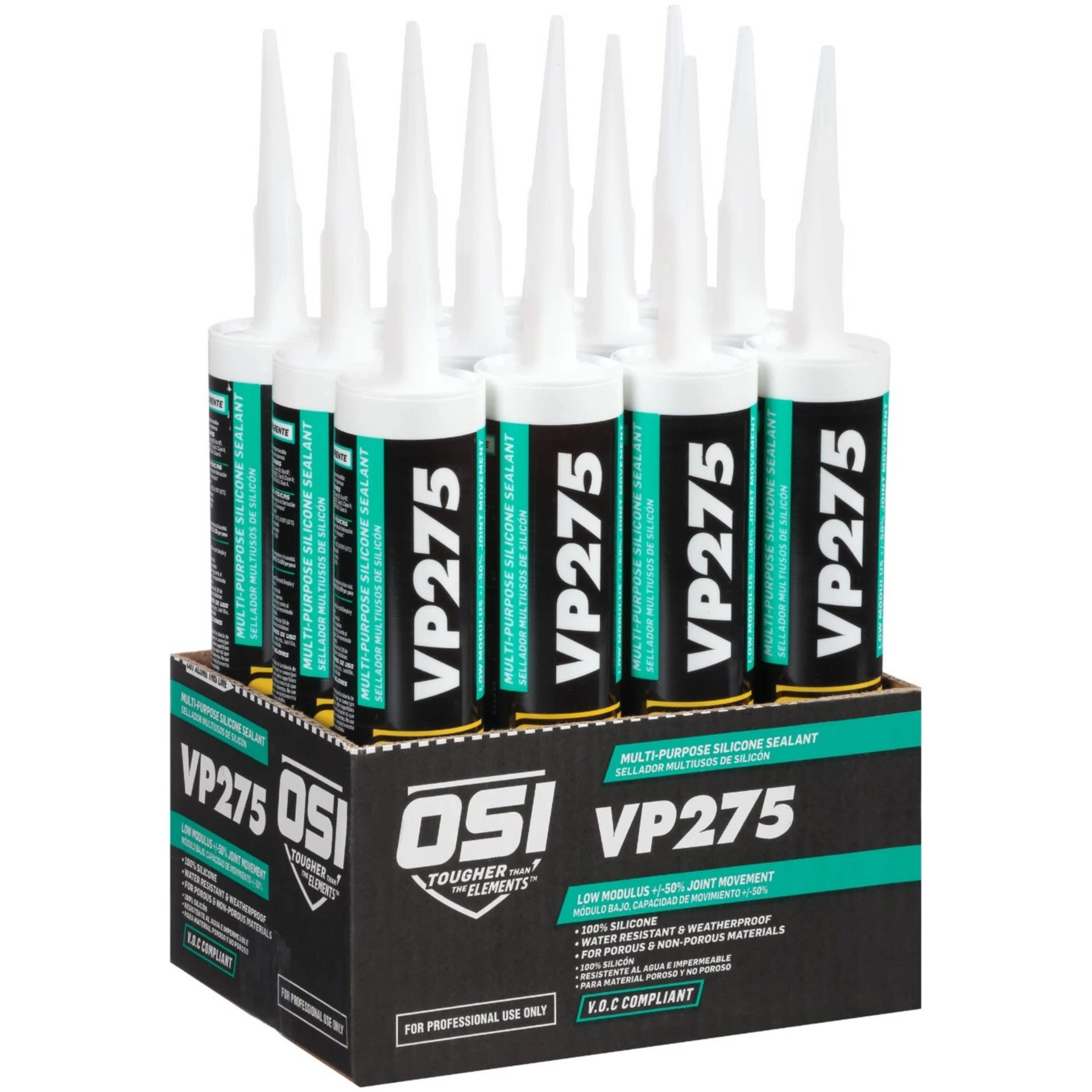 OSI 1493958 VP275 Clear Multi Purpose Silicone Sealant