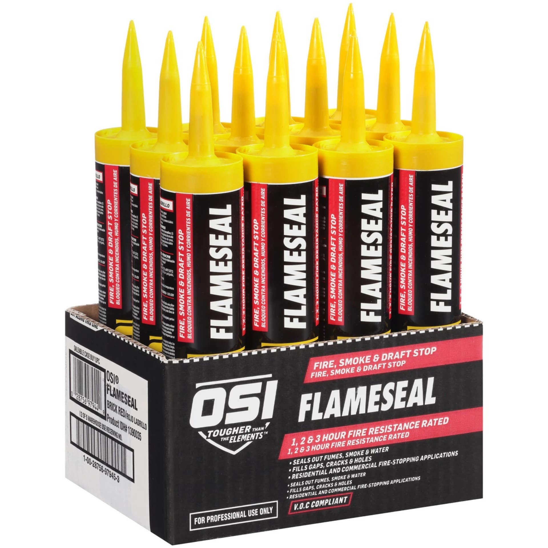 OSI 1390035 Flameseal - Fire, Smoke & Draft Stop Sealant